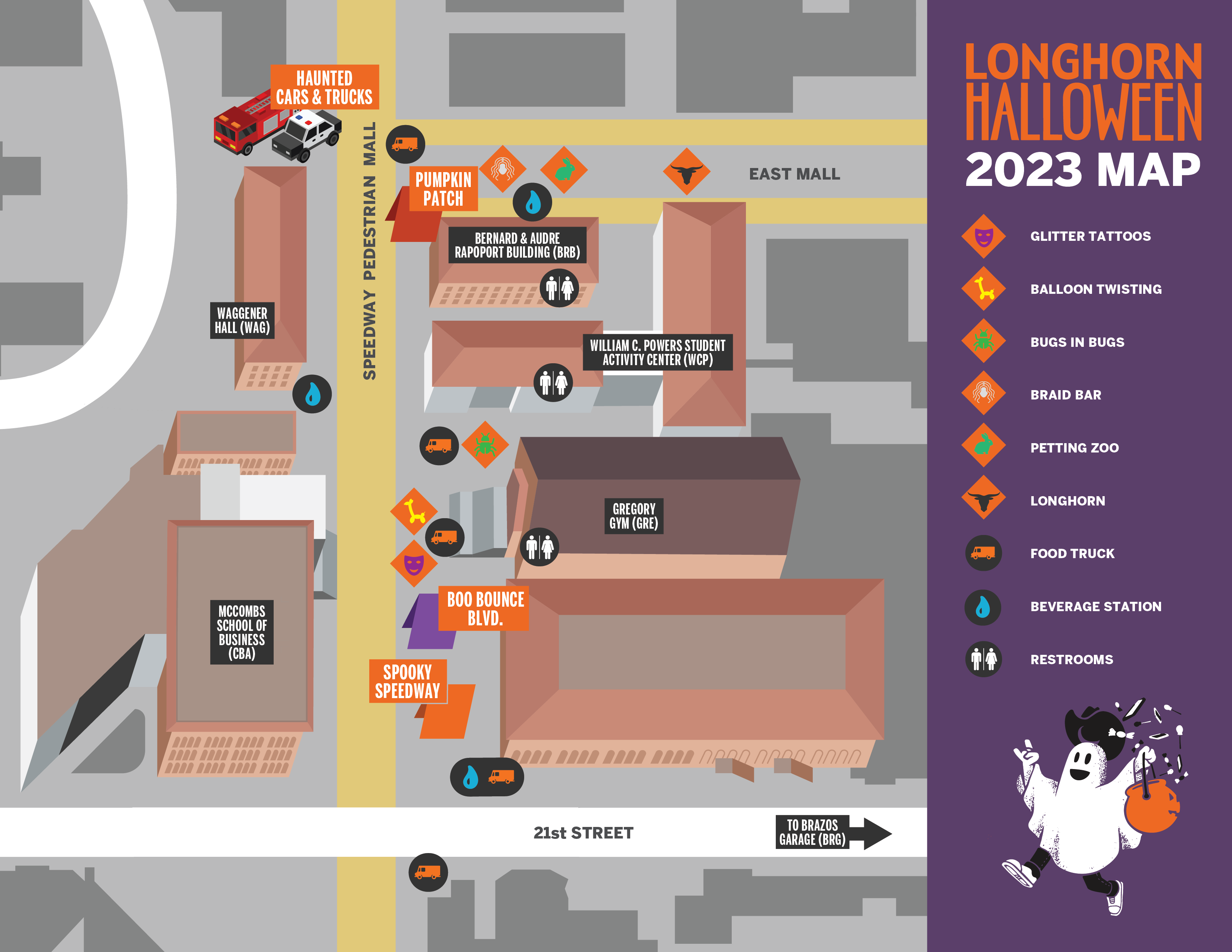 Longhorn Halloween Map