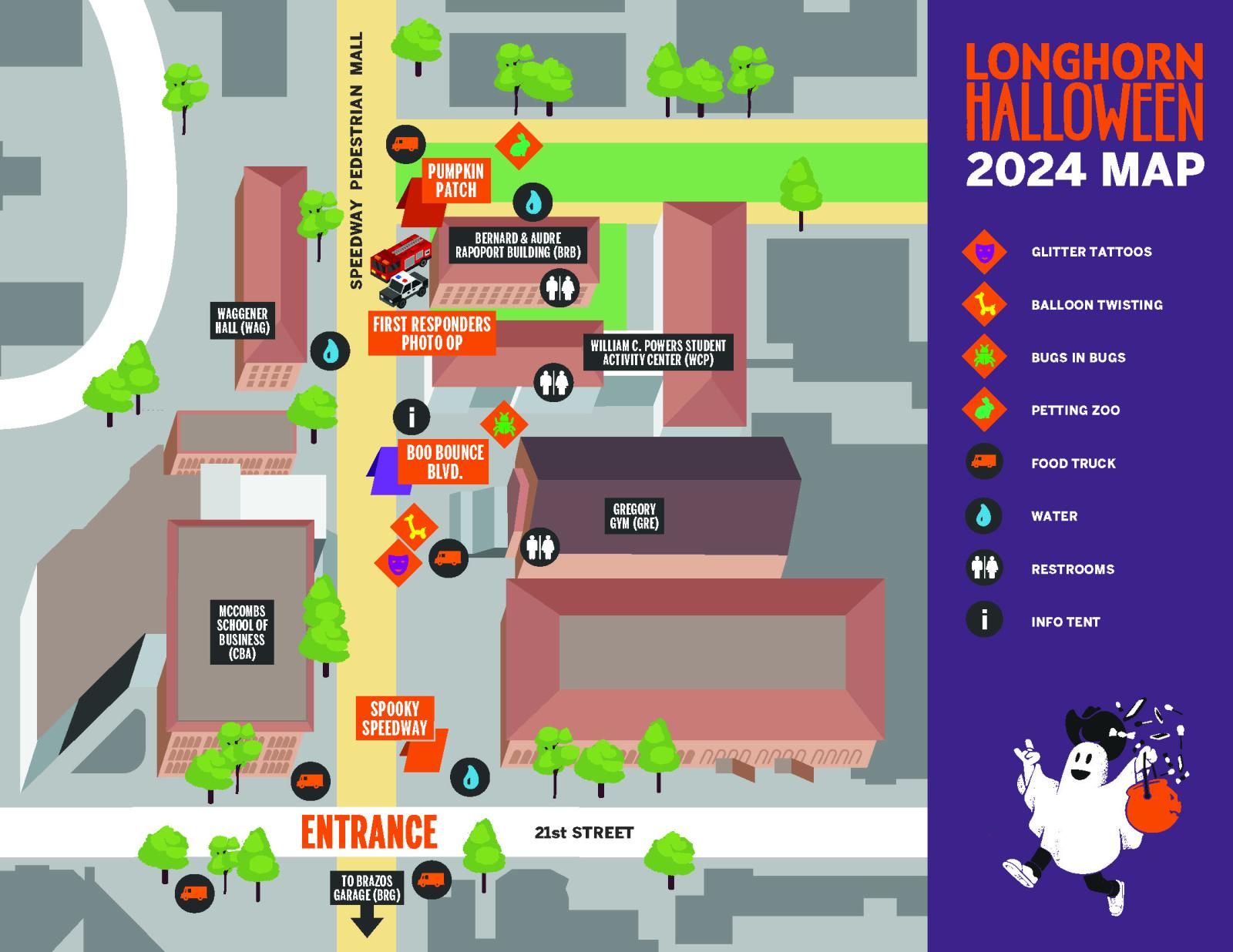 Longhorn Halloween Map